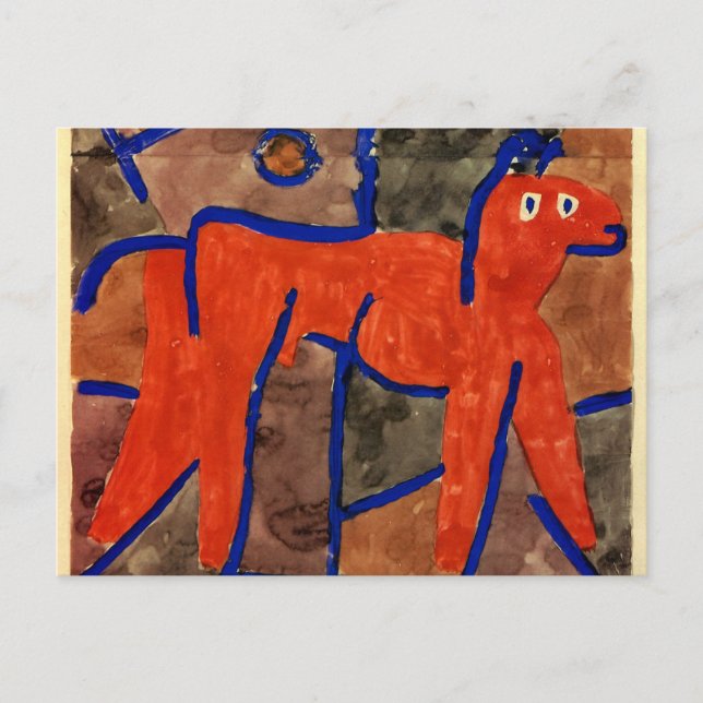 Klee - Wildes Tier in Bann Postcard (Front)