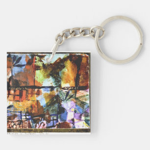 Klee - Windows and Palm Trees Key Ring