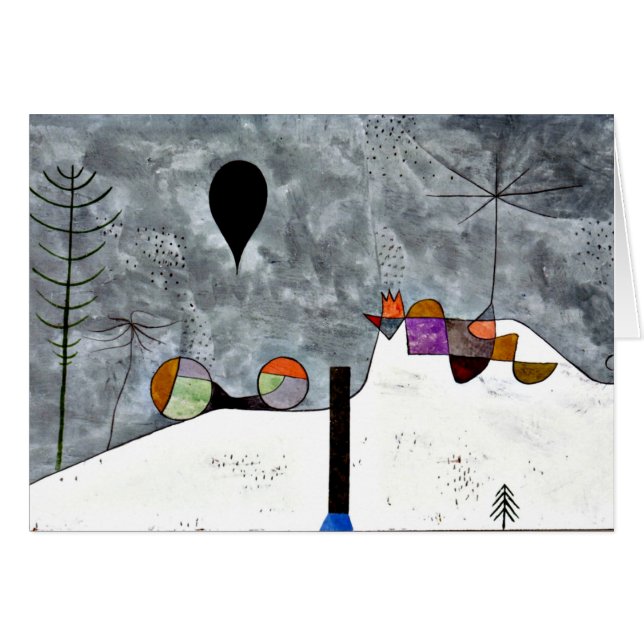 Klee - Winter, Paul Klee painting (Front Horizontal)