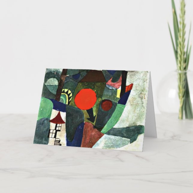 Klee - With the Setting Sun  Card (Front)