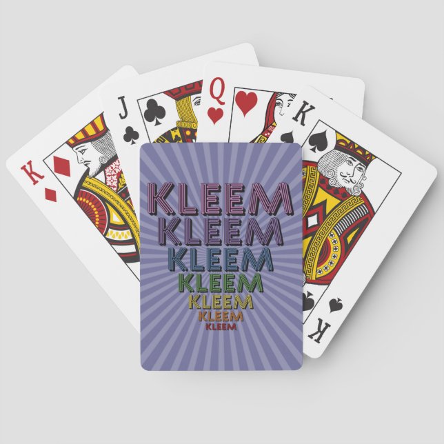 Kleem Playing Cards (Back)
