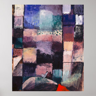 Klee's About a Motif from Hammamet Poster