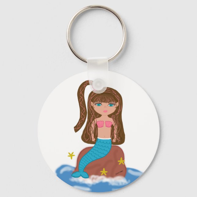KLeigh the Mermaid Keychain (Front)