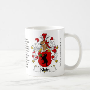 Klein Family Crest on a mug