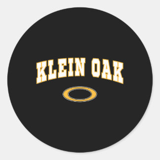 Klein Oak High School Panthers C2 Classic Round Sticker
