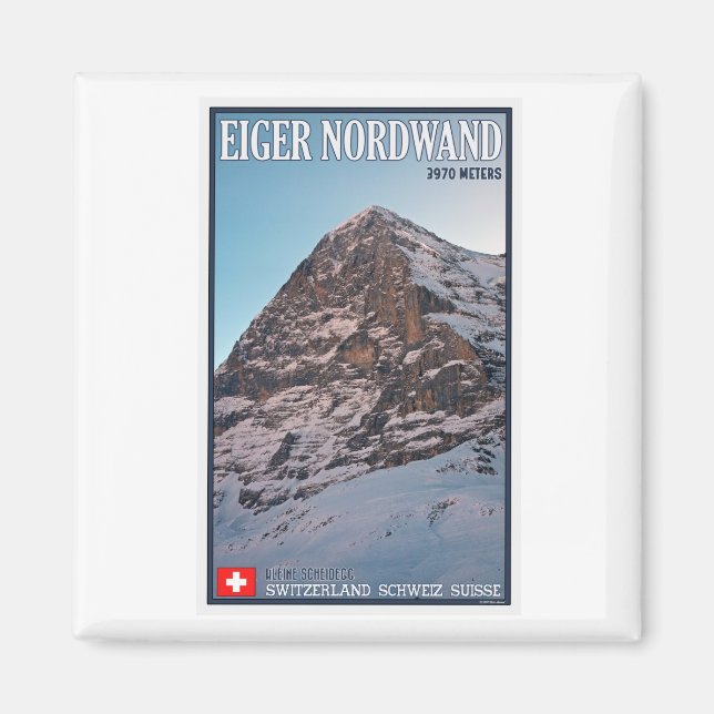 Kleine Scheidegg - The North Wall of the Eiger Magnet (Front)