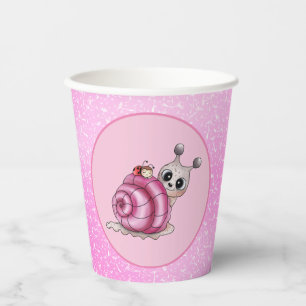 kleine Schnecke pappteller Paper Cups