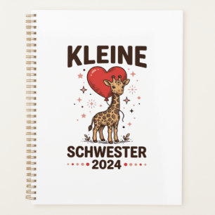 Kleine Schwester 2024 Cute Giraffe Sister Design_1 Planner