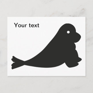 Kleine süße Robbe Postcard