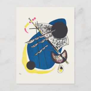 Kleine Welten Small Worlds Wassily Kandinsky Art Postcard