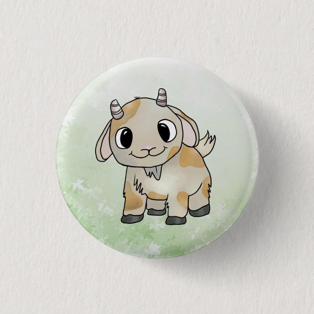 kleine Ziege   3 Cm Round Badge (Front)