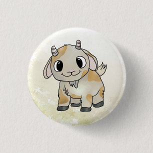 kleine Ziege 3 Cm Round Badge