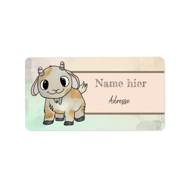 kleine ziege label (Front)