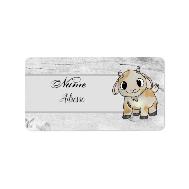 kleine Ziege   Label (Front)