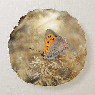 Kleiner Feuerfalter Round Cushion