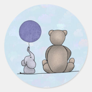 Kleiner kerl classic round sticker