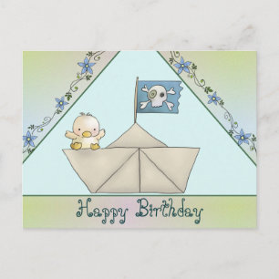 kleiner Pirat Postcard
