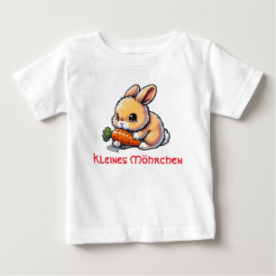 Kleines Möhrchen Hase mit Karotte Baby T-Shirt