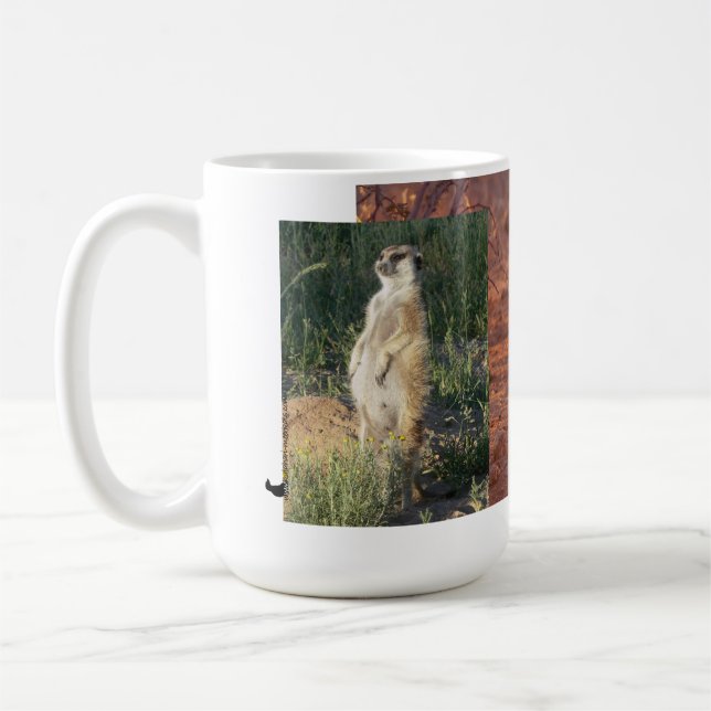 Kleintjie Meerkat Mug (Left)