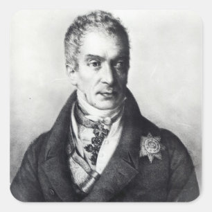 Klemens Wenzel Nepomuk Lothar Square Sticker