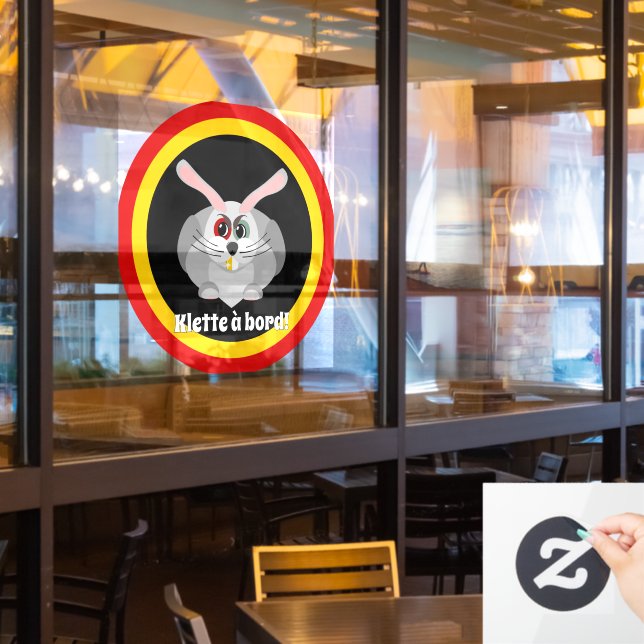 Klette à bord - belgian folklore (Restaurant Window)