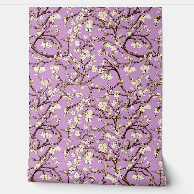 Klimt,Almond tree, Art,Painting,Gustav Klimt,Symbo Wallpaper (Unrolling)