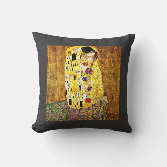 Klimt art  - The Kiss Cushion (Front)