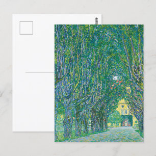 Klimt-Avenue in the Park of Schloss Kamme Fine Art Postcard