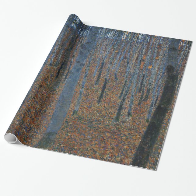 Klimt - Beech Grove Wrapping Paper (Unrolled)