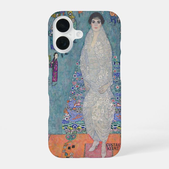 Klimt – Elisabeth Lederer Portrait – Personalized iPhone 16 Case (Back)