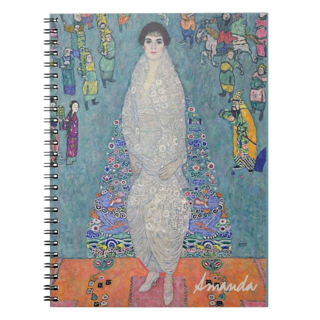 Klimt – Elisabeth Lederer Portrait – Personalized Notebook (Front)