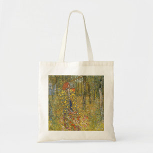 Klimt Farm Garden with Crucifix Tote Bag