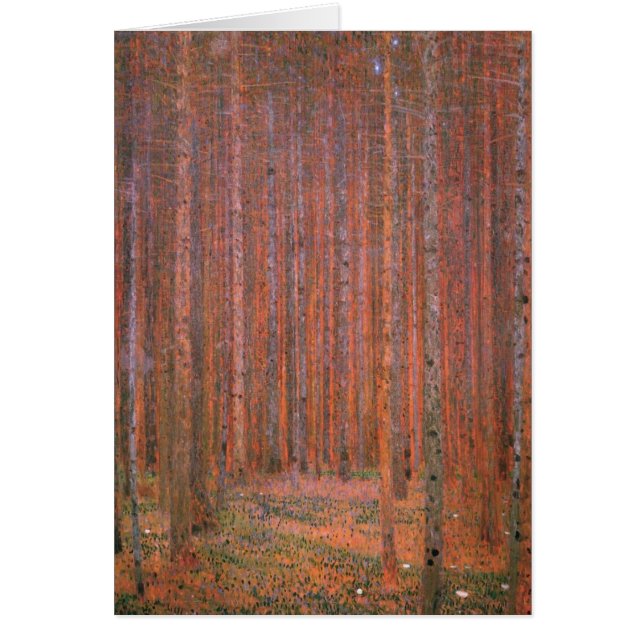Klimt - Fir Forest I, painting by Gustav Klimt (Front)