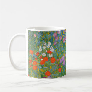 Klimt Flower Garden Painting I Nouveau Coffee Mug