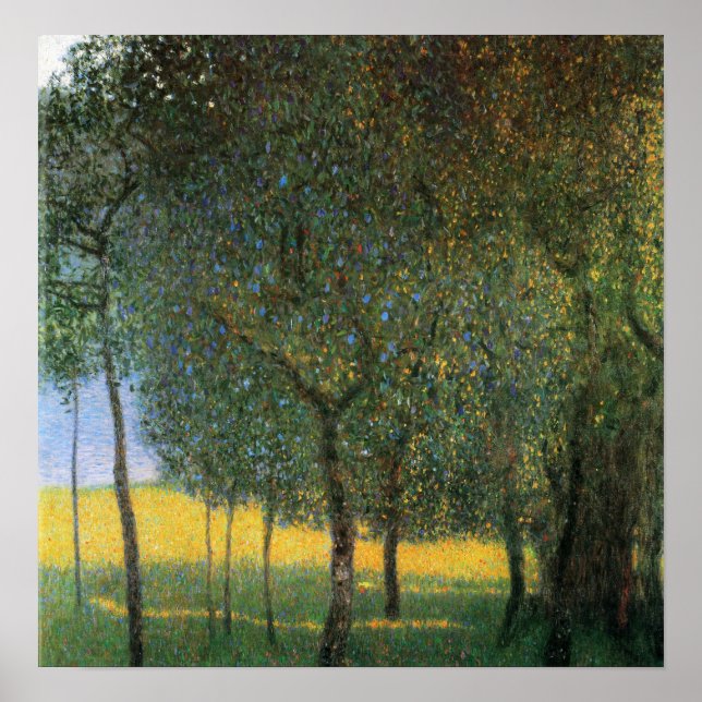Klimt - Fruit Trees 1901 Poster (Front)