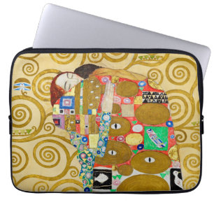 Klimt Fulfilment Mosaic: Vintage Stoclet Frieze Laptop Sleeve
