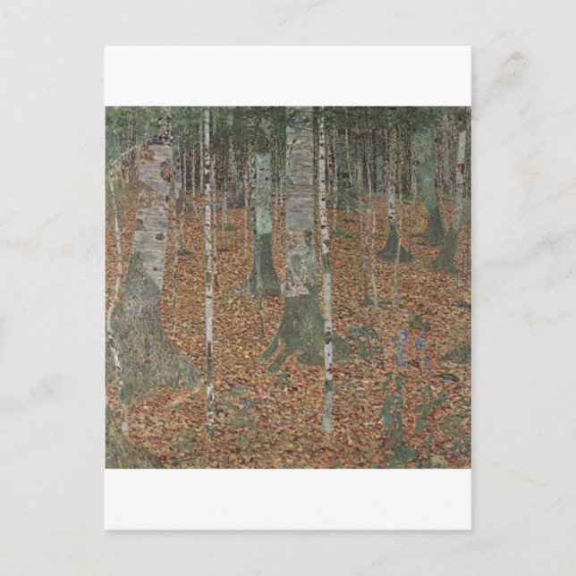 Klimt, Gustav -Birkenwald Postcard (Front)
