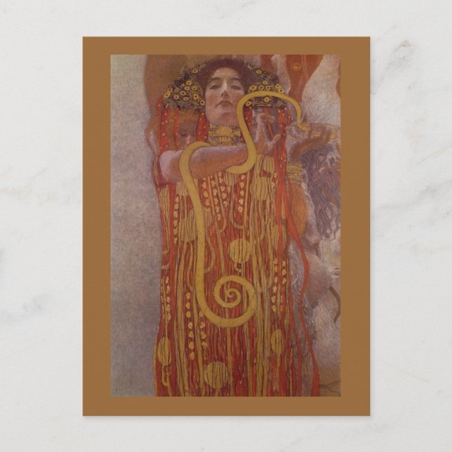Klimt hygeia postcard (Front)