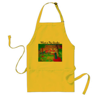 Klimt in His Garden by S Ambrose Standard Apron