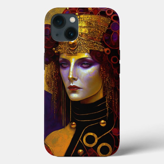 Klimt Inspired Queen Goddess Case-Mate iPhone Case (Back)
