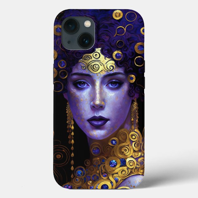 Klimt Inspired Queen Goddess Case-Mate iPhone Case (Back)