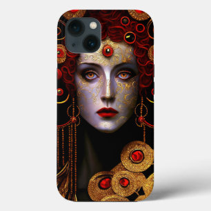 Klimt Inspired Queen Goddess iPhone 13 Case