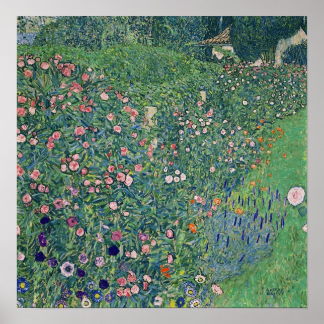 Klimt - Italian Garden Landscape 1913 Poster (Front)