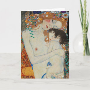 Klimt, Mother and Child Card
