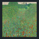 Klimt - Poppy Field Poster<br><div class="desc">Poppy Field by Gustav Klimt. For more poster-ready images from Zedign Art Series Book 166 "Gustav Klimt - Paintings & Drawings",  visit https://books.zedign.com/zas/166.html</div>