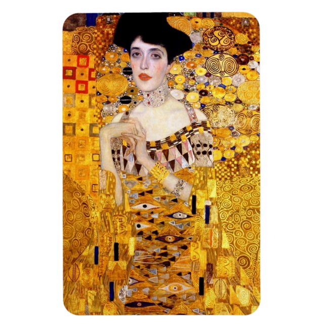 Klimt Portrait of Adele Bloch-Bauer I Magnet (Vertical)