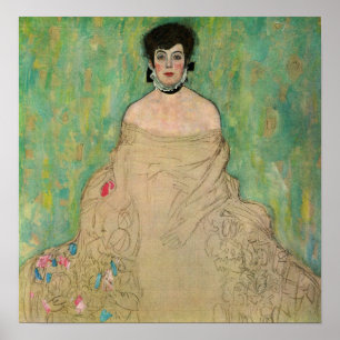 Klimt - Portrait Of Amalie Zuckerkandl Poster