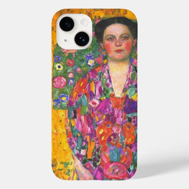 Klimt Portrait of Eugenia Primavesi Case-Mate iPhone Case (Back)
