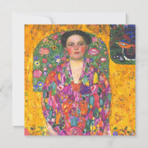 Klimt Portrait of Eugenia Primavesi Invitation
