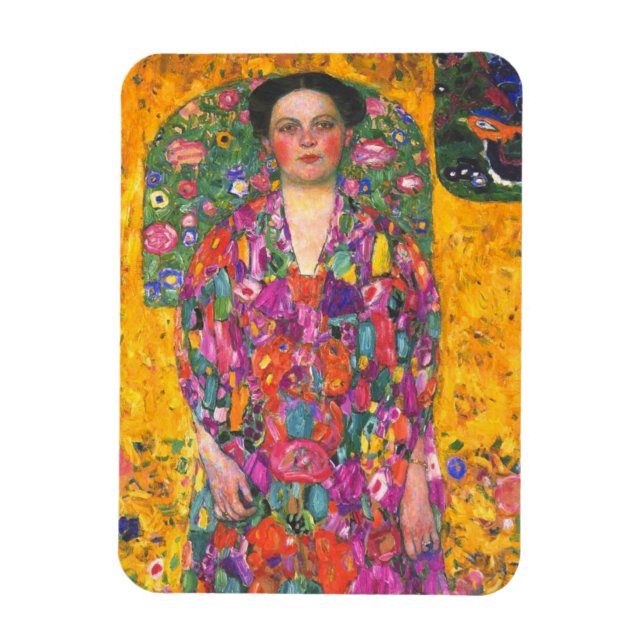 Klimt Portrait of Eugenia Primavesi Magnet (Vertical)